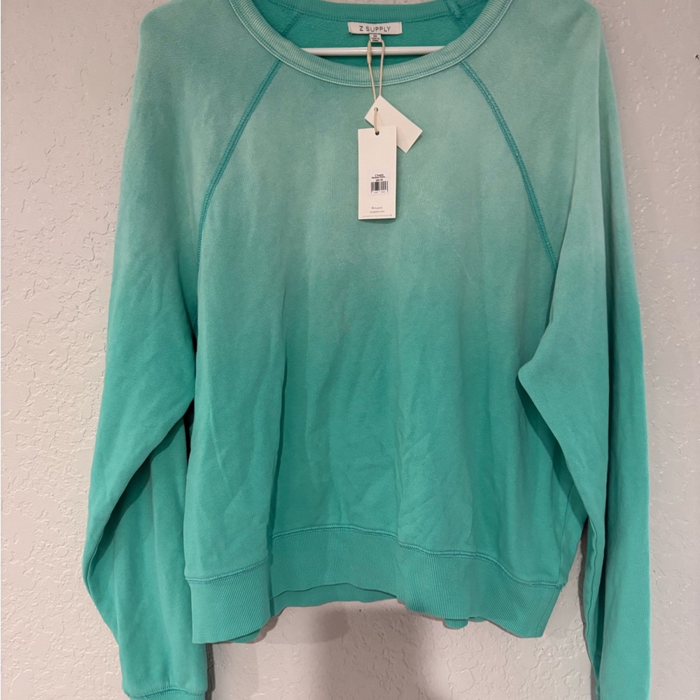 Z Supply Mint Green Sweatshirt